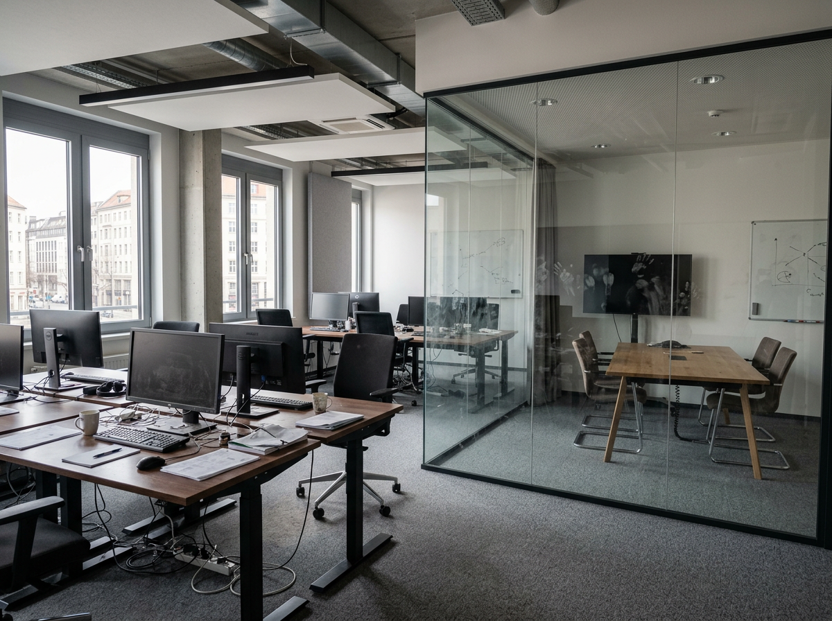 Büro- & Unterhaltsreinigung Vorher